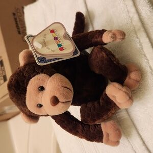 Monkey beanie baby